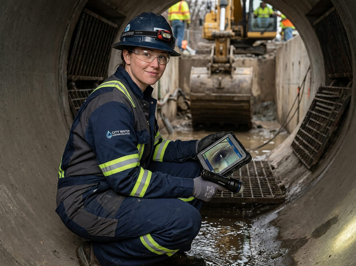 Sewer Line Inspection & Replacement in Colmesneil